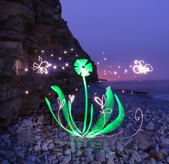 michael bosanko: light sculpture photography