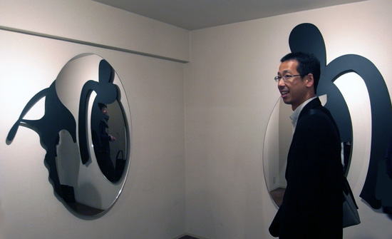 hisakazu shimizu presents his one-off design products at gallery space intart, tokyo