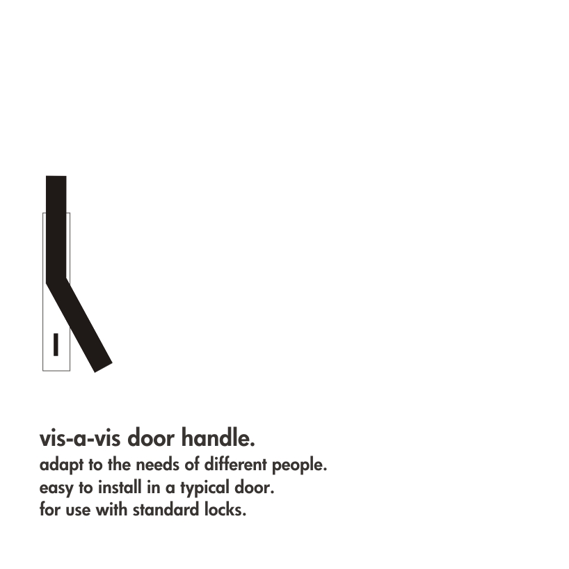 vis a vis door handle