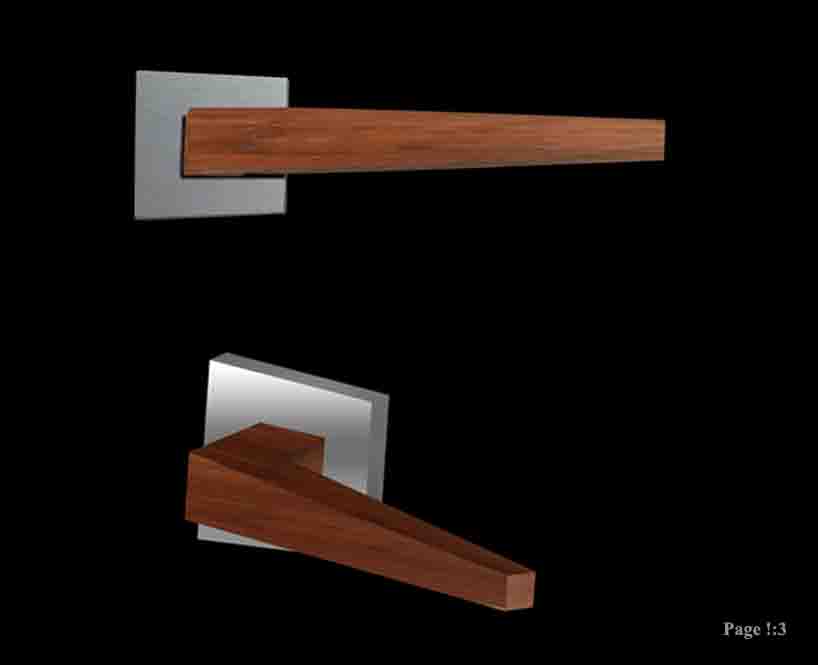 geometric door handle