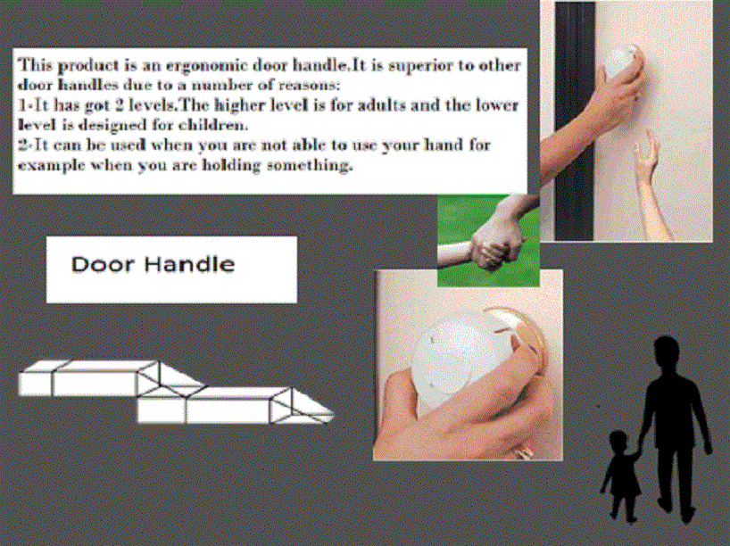 ergonomic door handle