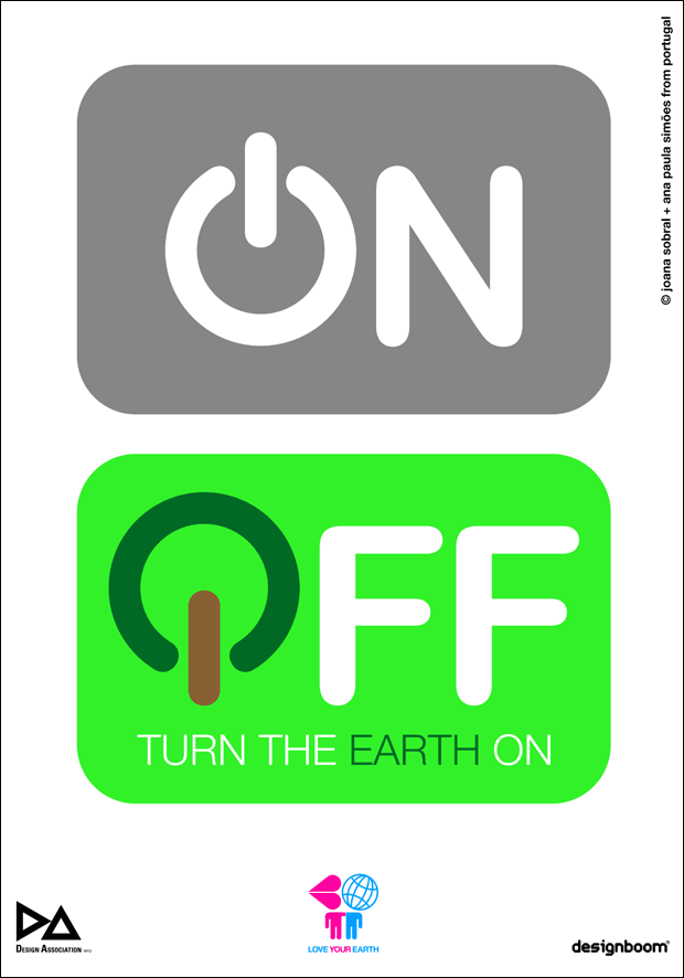 turn the earth on