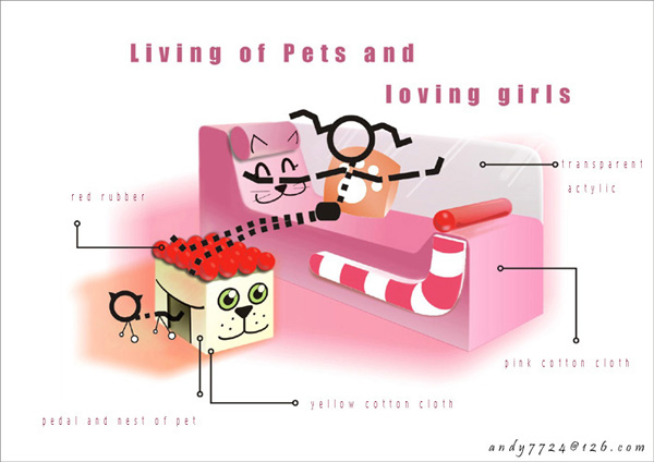 girls`s sofa