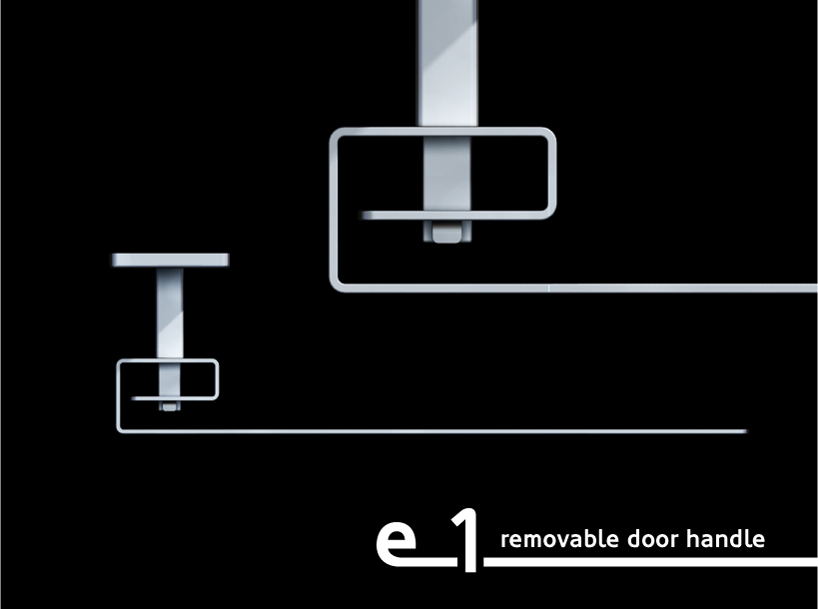 e1  removable door handle concept