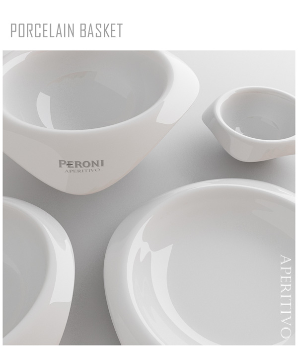 porcelain basket