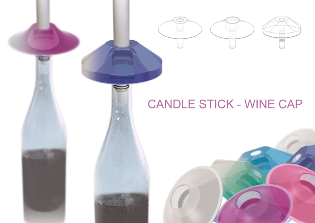 CANDLE STICK WINE CAP