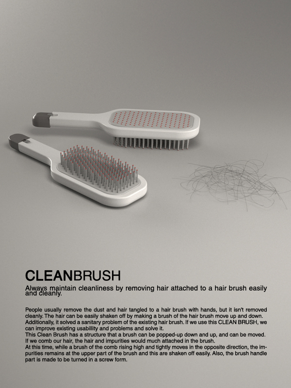 clean brush