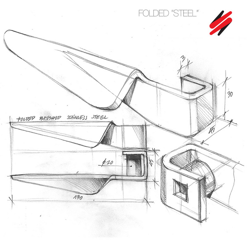 folded steel