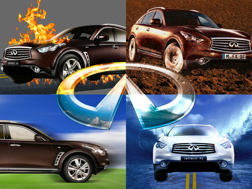 infiniti + 4 elements