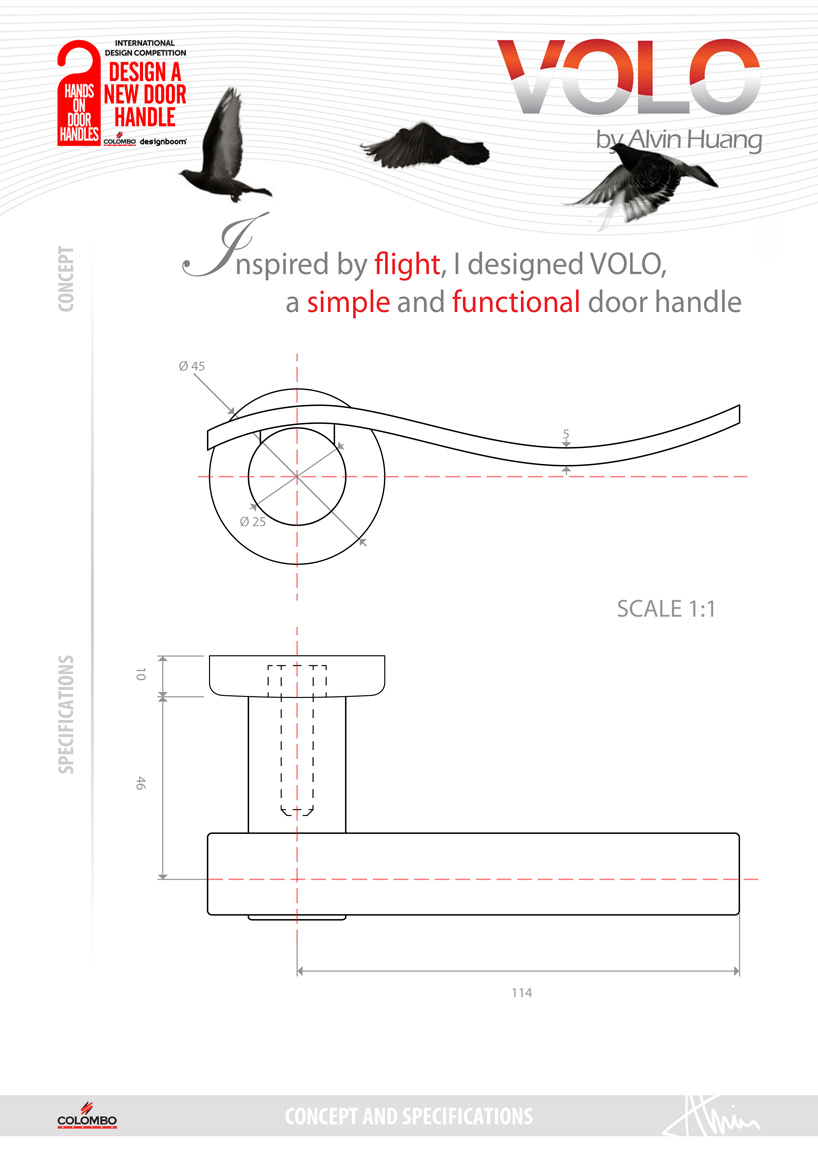 Volo door handle