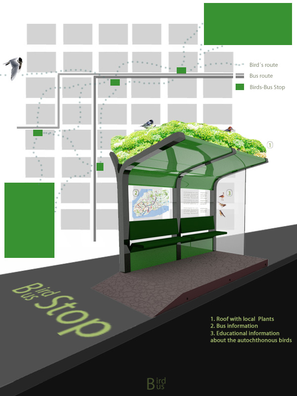 Bird Bus stop