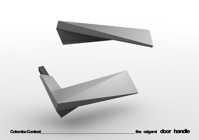 origami door handle