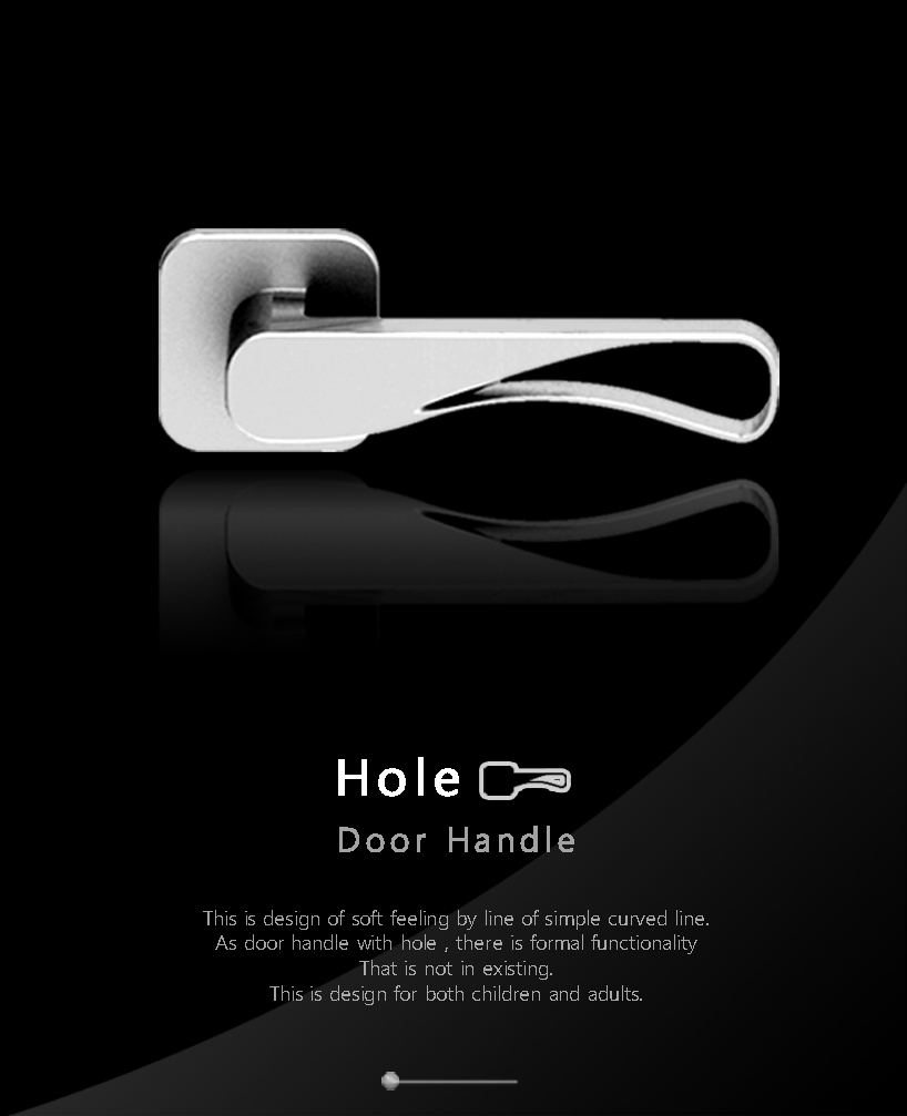 Hole   door handle