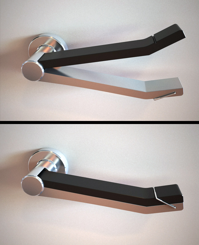 Down Up / Back Forward   Door Handle