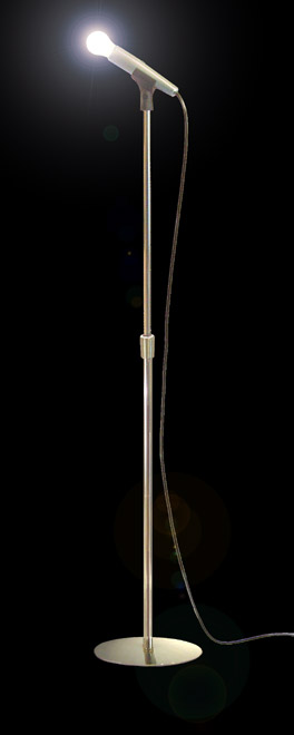 'Mic' Light (Microphone floor lamp)