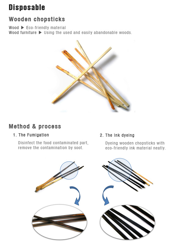 the resurrection of abandoned wooden chopsticks