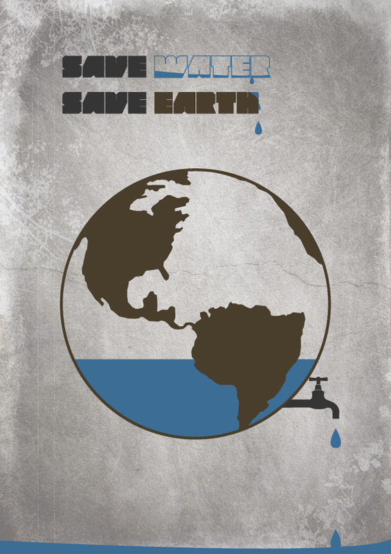 save water, save earth