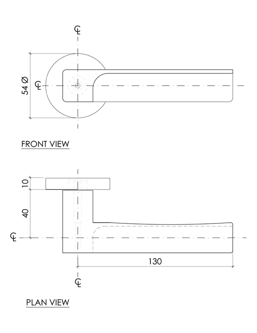 metal lever handle