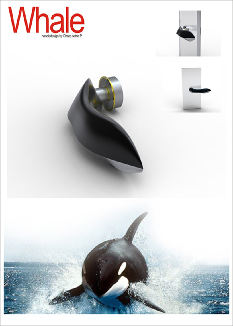 whale concept design for handle