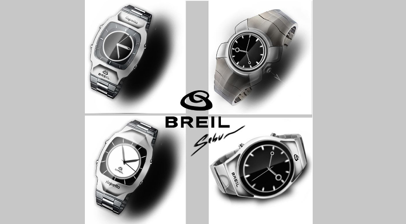 The steel watch  Rispetto BREIL concept