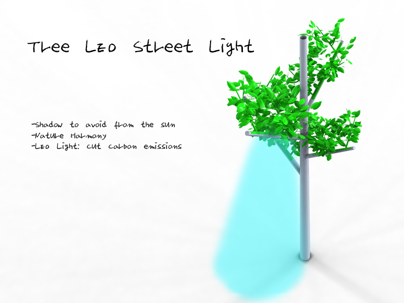 tree led street light