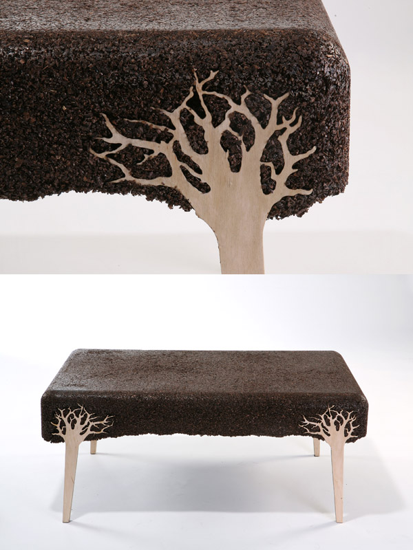 shavings stools and coffee table