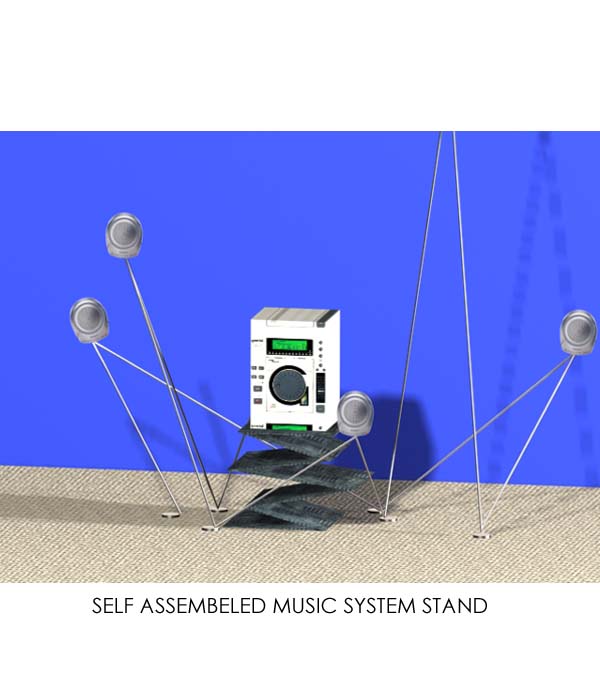 music system stand