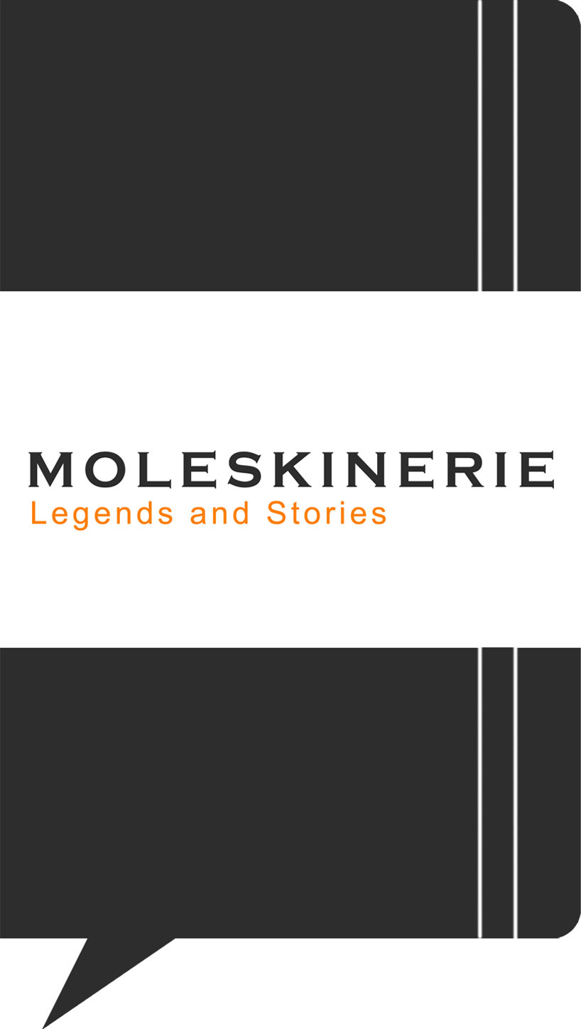 moleskinerie logo voice your written thought