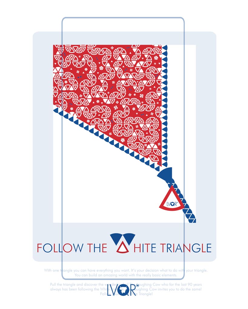 FOLLOW THE WHITE TRIANGLE!