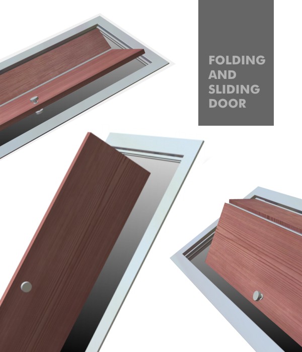 folding and sliding door
