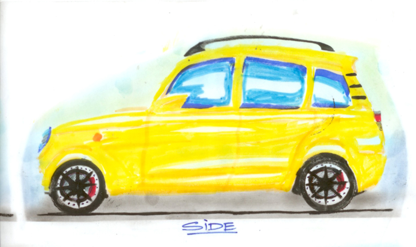 redesigned renault 4l by himanshu arora