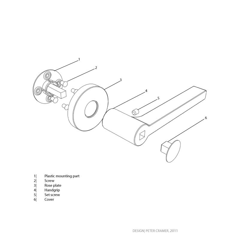 door handle by peter cramer