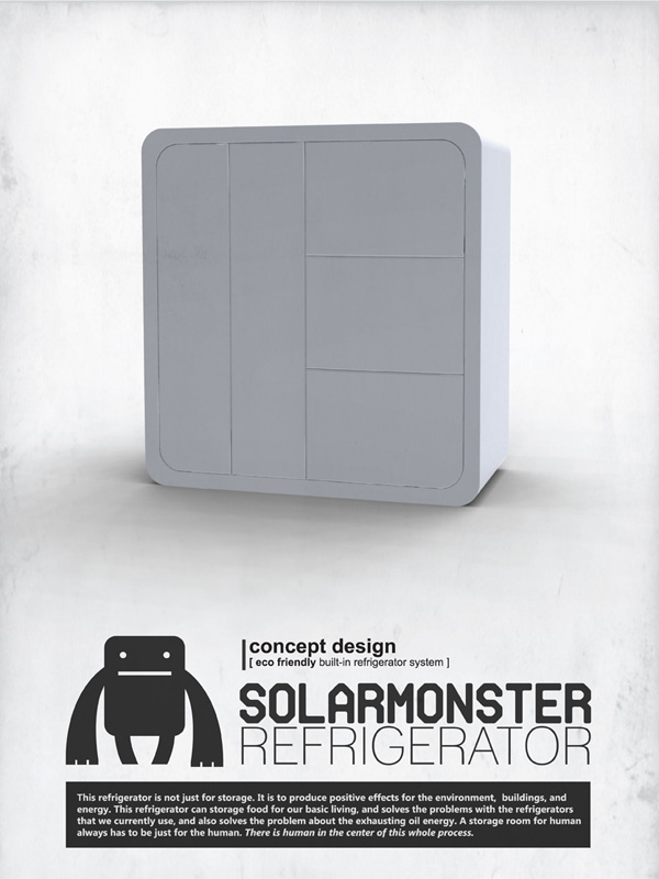 Solar monster refrigerator