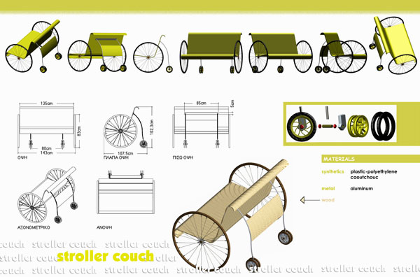 stroller couch