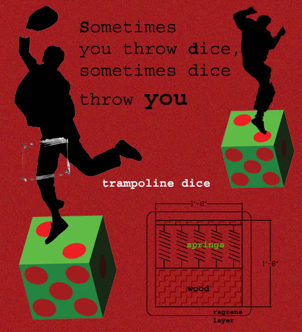 trampoline dice