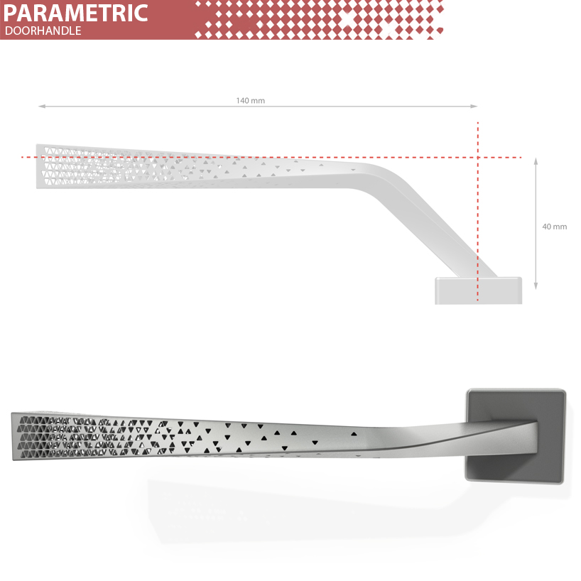 Parametric door handle