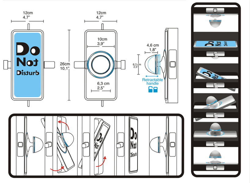 rotary handle not disturb   Hands on Door Handles Competition