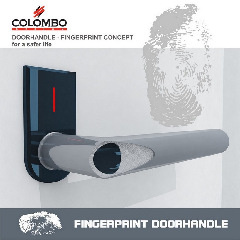 Fingerprint doorhandle