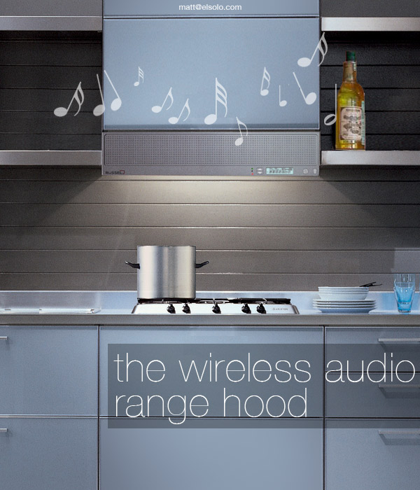 wireless audio range hood
