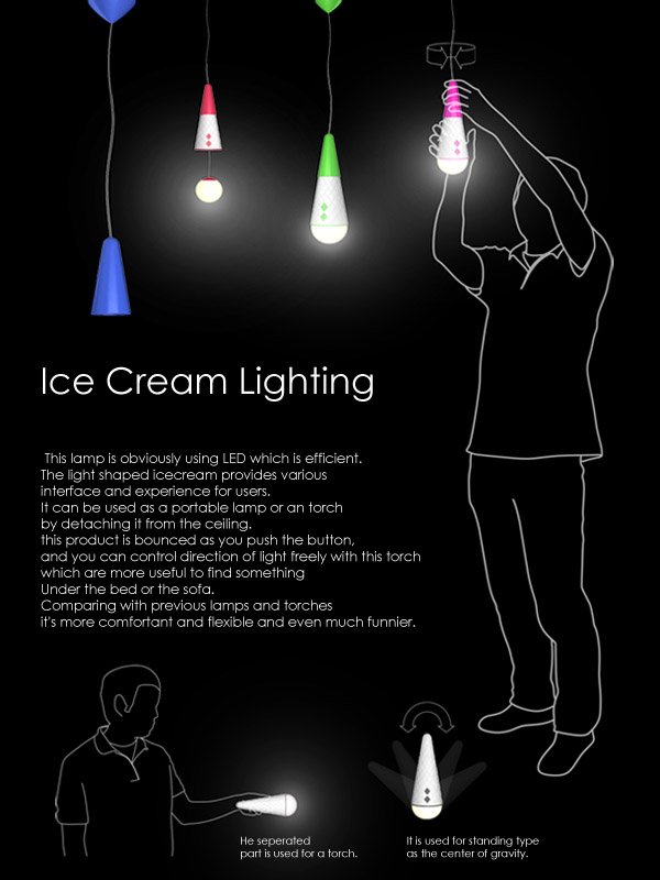 ice cream lighting