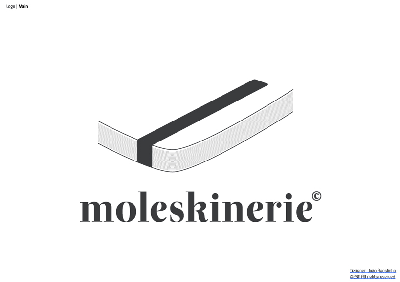 moleskinerie logo by joao agostinho