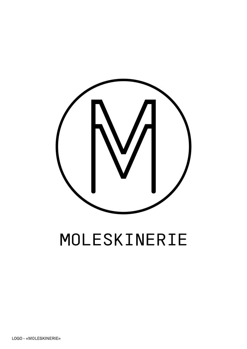 logo moleskinerie the M