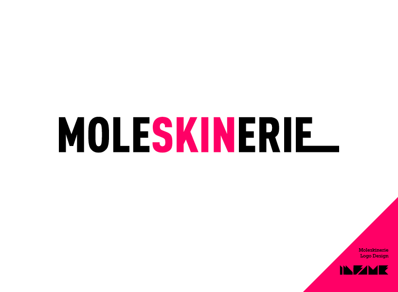 spine changing logo : Moleskinerie_InfameStudio