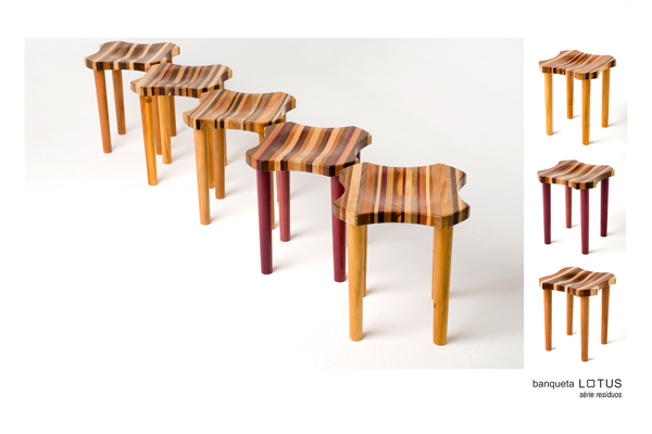 lotus stool   residues series