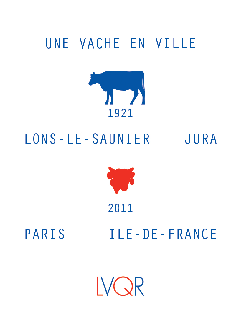 une vache en ville