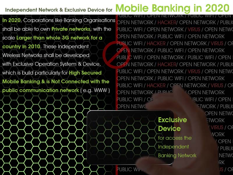 independent network and exclusive device for mobile banking in 2020