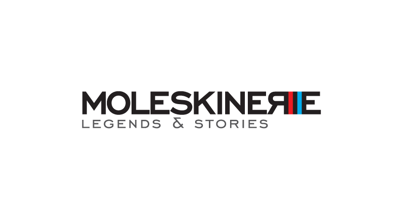 Moleskinerie   logo proposal 3   R and the shelf