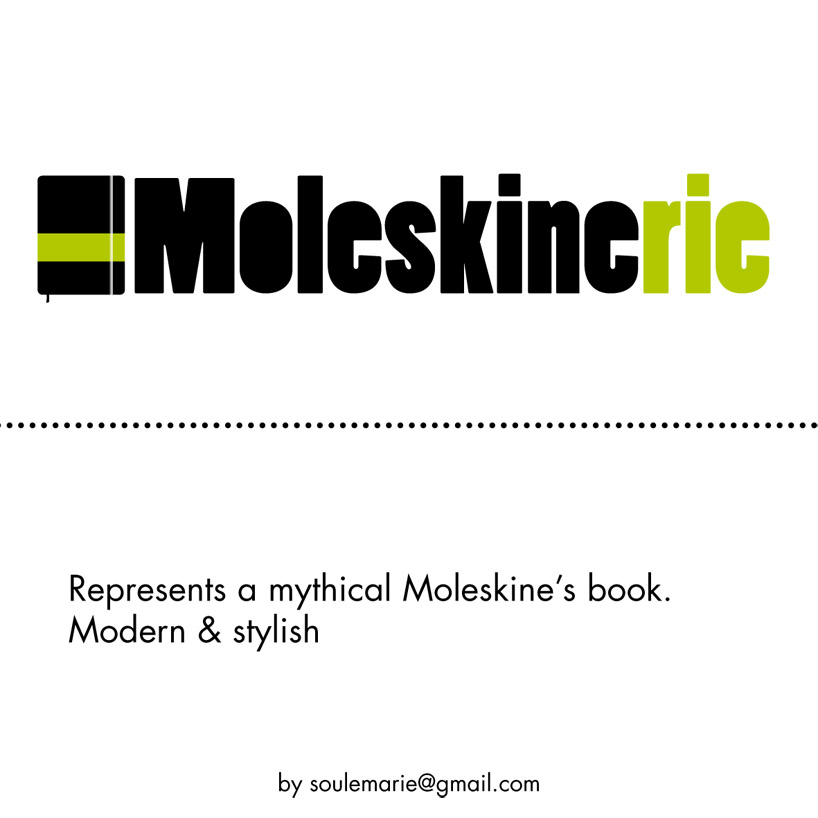 idea for the moleskinerie logo