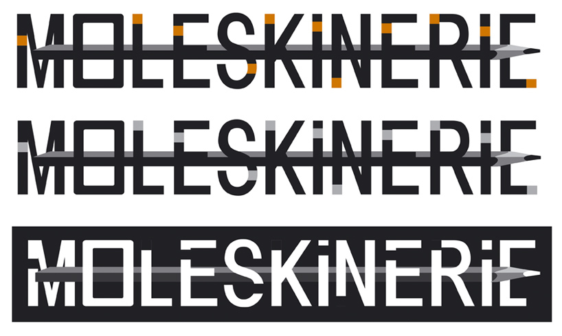 three projects for Moleskinerie logo