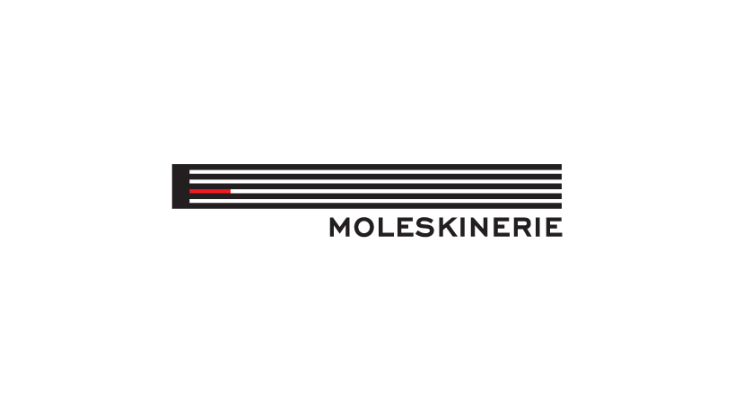 Moleskinerie   logo proposal 1   The laid notebook